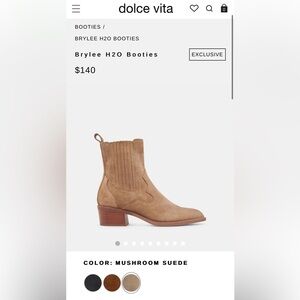 NIB Dolce Vita Brylee H20 Boots